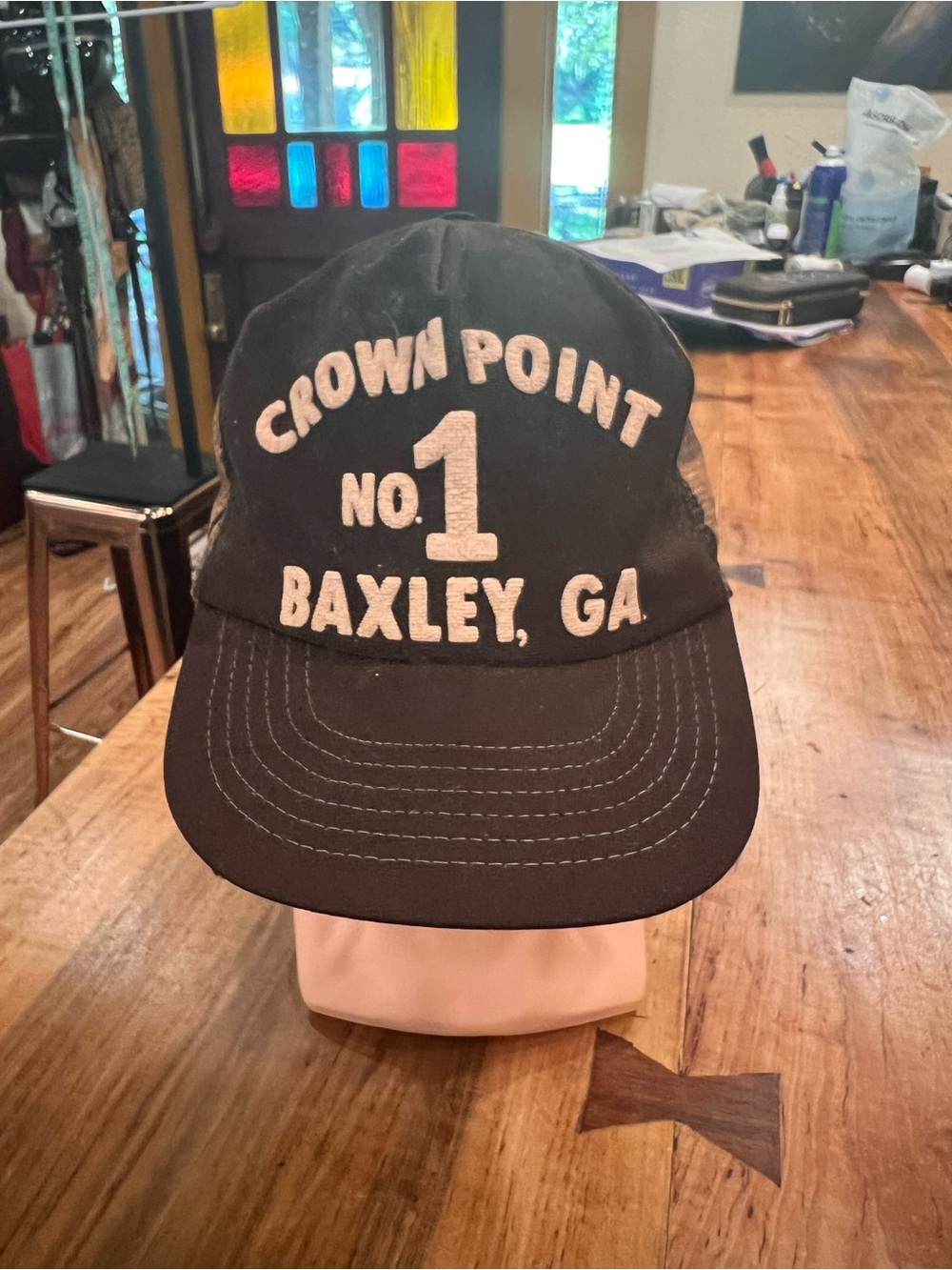 Crown Point No.1 Baxley, GA Brown Camo Baseball Cap